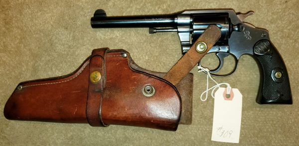 Colt Police Positive Special 38spl 5" revolver w/police holster VGC - Image 2