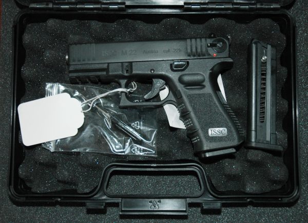 ISSC M22 pistol 22LR 10 shot, 2mags, in box - Image 3